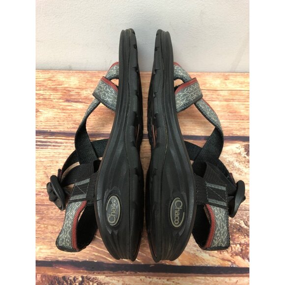 Chaco ZVOLV Gray Ecotread Hiking Sport Sandals Mens 10 (t8p) - Picture 5 of 9